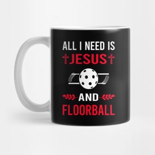 I Need Jesus And Floorball Mug